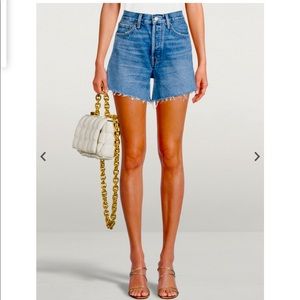 Agolde Parker Denim Shorts- longer